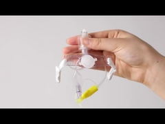 Esterilización con óxido de etileno Tubo de traqueotomía desechable de PVC 8.5 9.0 9.5 10.0