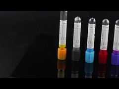 Personalización tubo de recolección de sangre de 10 ml de vidrio desechable de plástico con tapa de lavanda