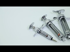 Precio de fábrica Jeringuilla veterinaria de metal 8G de alta precisión Tipo C