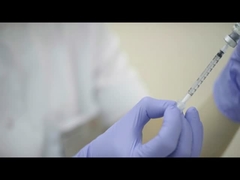 Siringa desechable de espacio muerto bajo 1 ml inyector de seguridad de uso completo con aguja