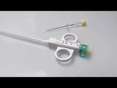 Aguja de biopsia médica semiautomática desechable de 16G de 160 mm con proveedor coaxial